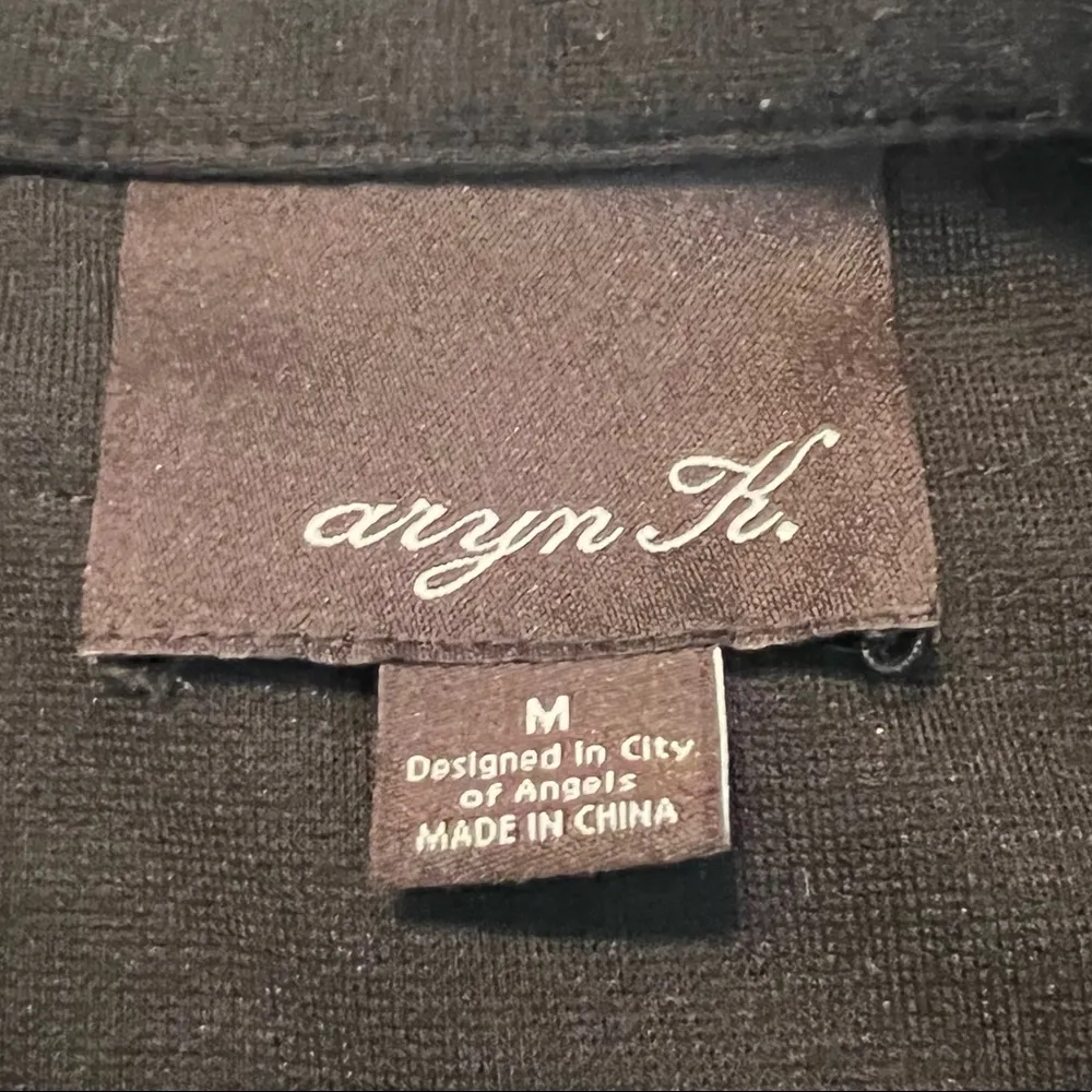 Aryn K. Zipper teeth medium Skirt Ruffle Trim Ponte Mini Skirt Black unique - Image 7