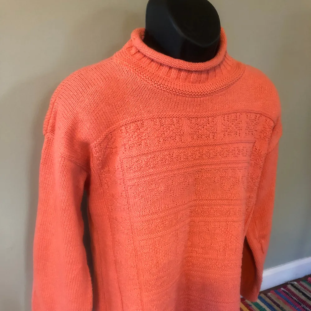 80s Dragon Run Mock Turtle Neck Sweater Large - Image 3
