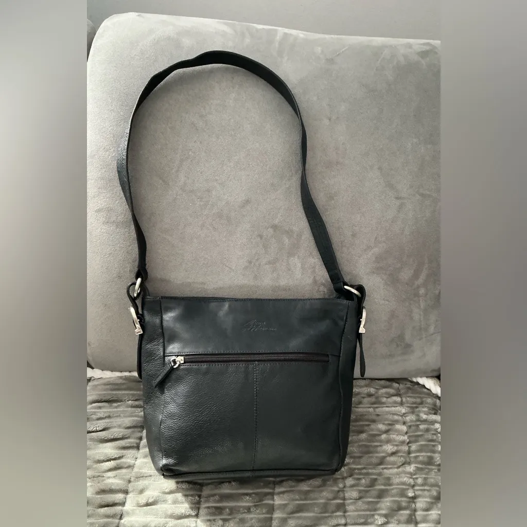Genuine leather bag 🪻🪻🪻 Black - Image 8