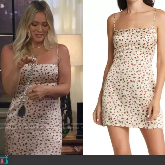 NWOT Reformation Kosta Silk Mini Dress in Floral Print - Image 2