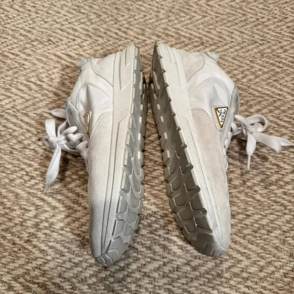 Prada prax logo-embellished sneakers | Size 37.5 - Image 5