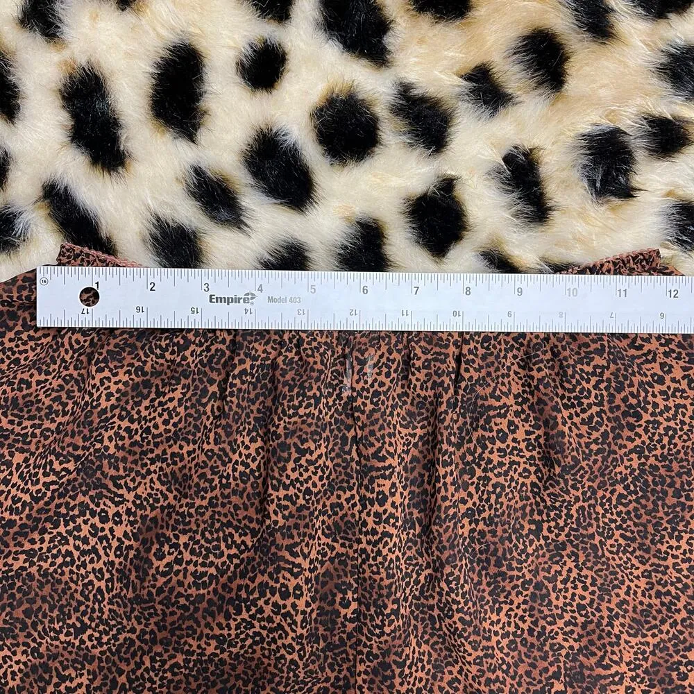 Sheer Leopard Lingerie Shorts M Size M - Image 2