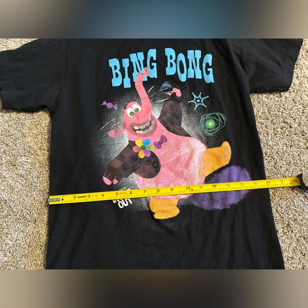 (Pixar) Disney Bing Bong Inside Out Character Tee: Size Small Blue - Image 3
