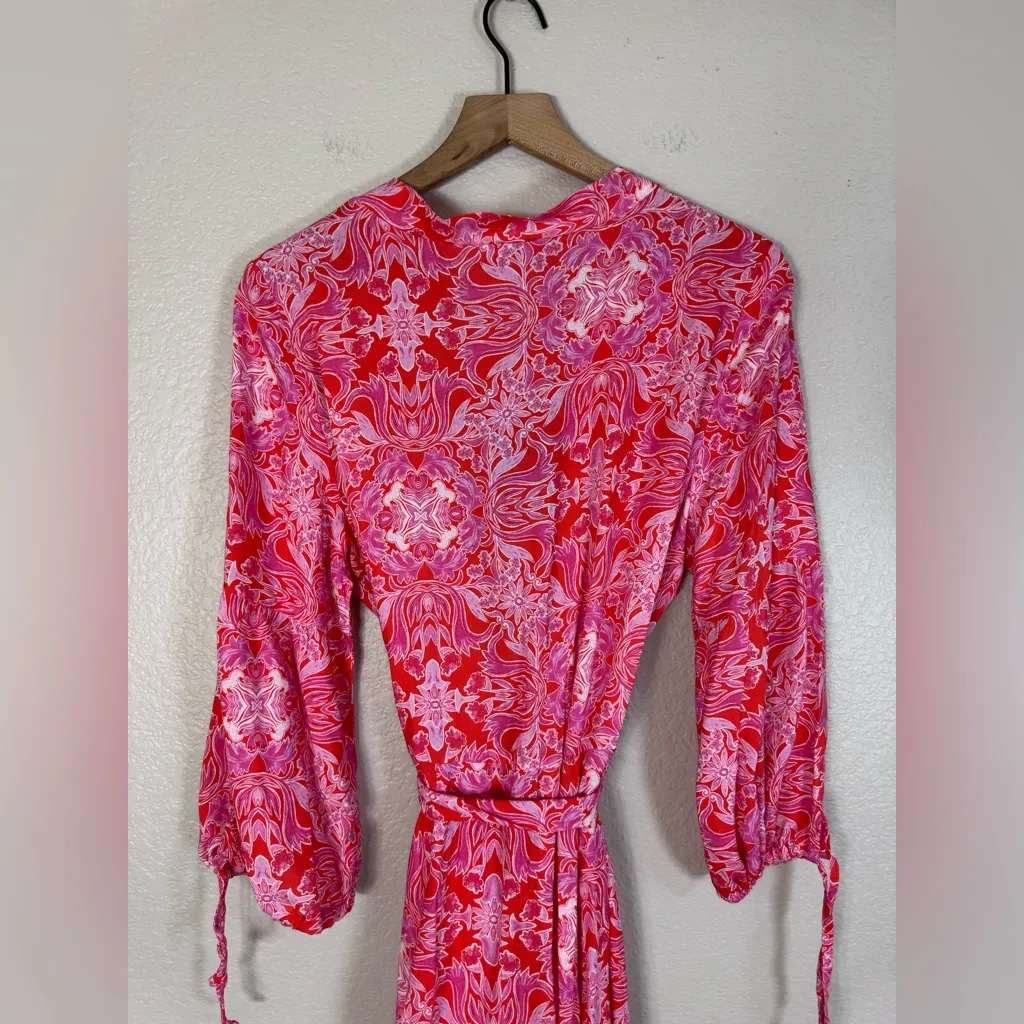 Melissa Odabash Gabby Kaftan Swim Cover size XS NEW $557 in Carnival Pink - Image 11