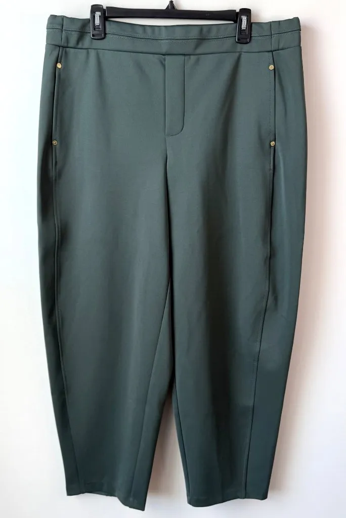 Democracy Ab Leisure Skyrise Pull On Pants Womens Size XL Tekking Green - Image 1