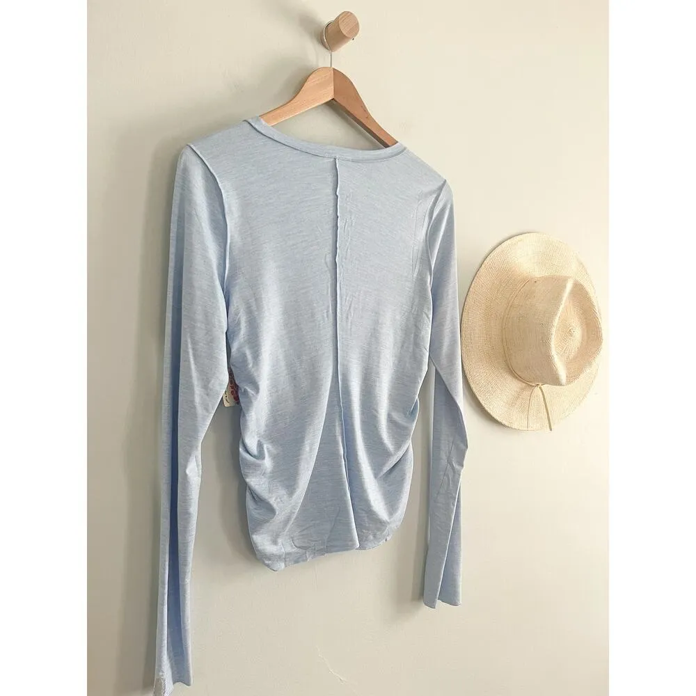 FP Movement x Hatch Right On Run Blue Maternity Top Sz M - Image 11