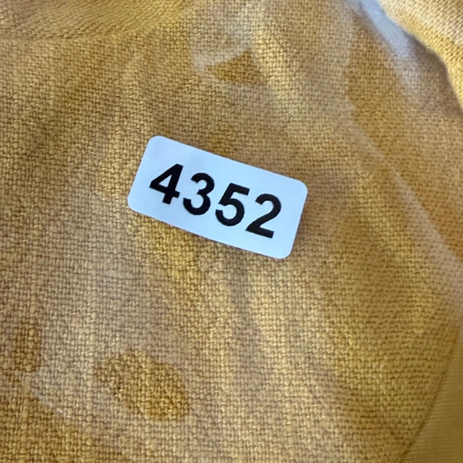 Walter Baker Women's Mustard Yellow Linen Blend Button Down Blazer Jacket M READ - Image 12