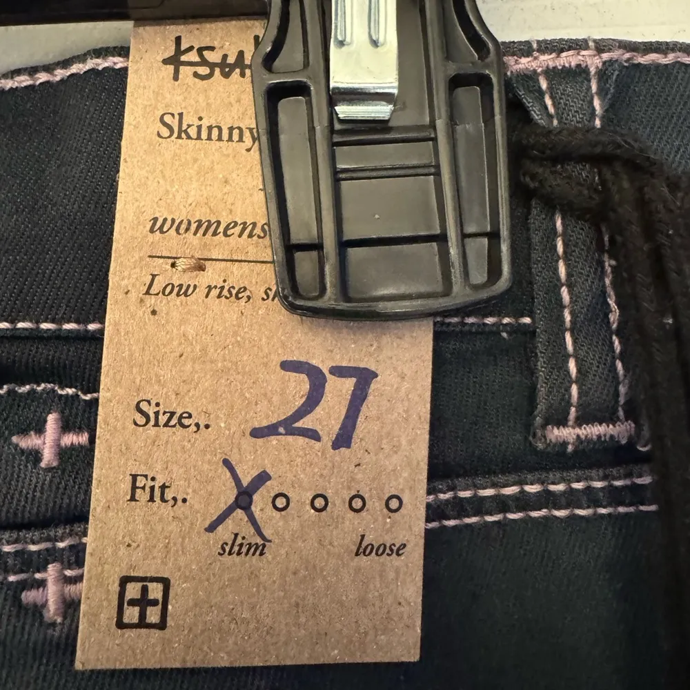 Ksubi Skinny Pins I’m Shady Skinny Low Rise Women’s Blue Jeans Size 27 - Image 6