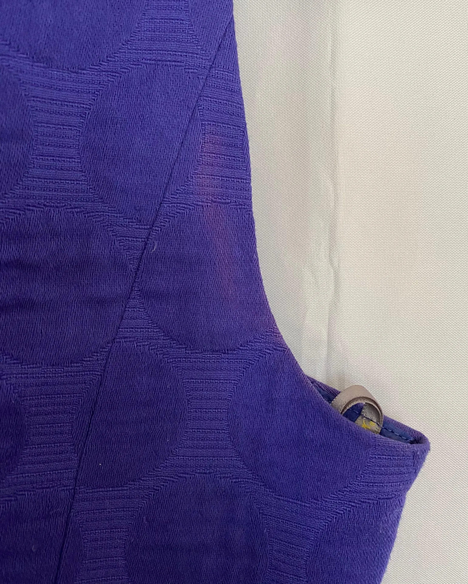 Just Taylor Purple Grommet Polka Dot Ribbon Sleeveless Dress Size 6 - Image 7