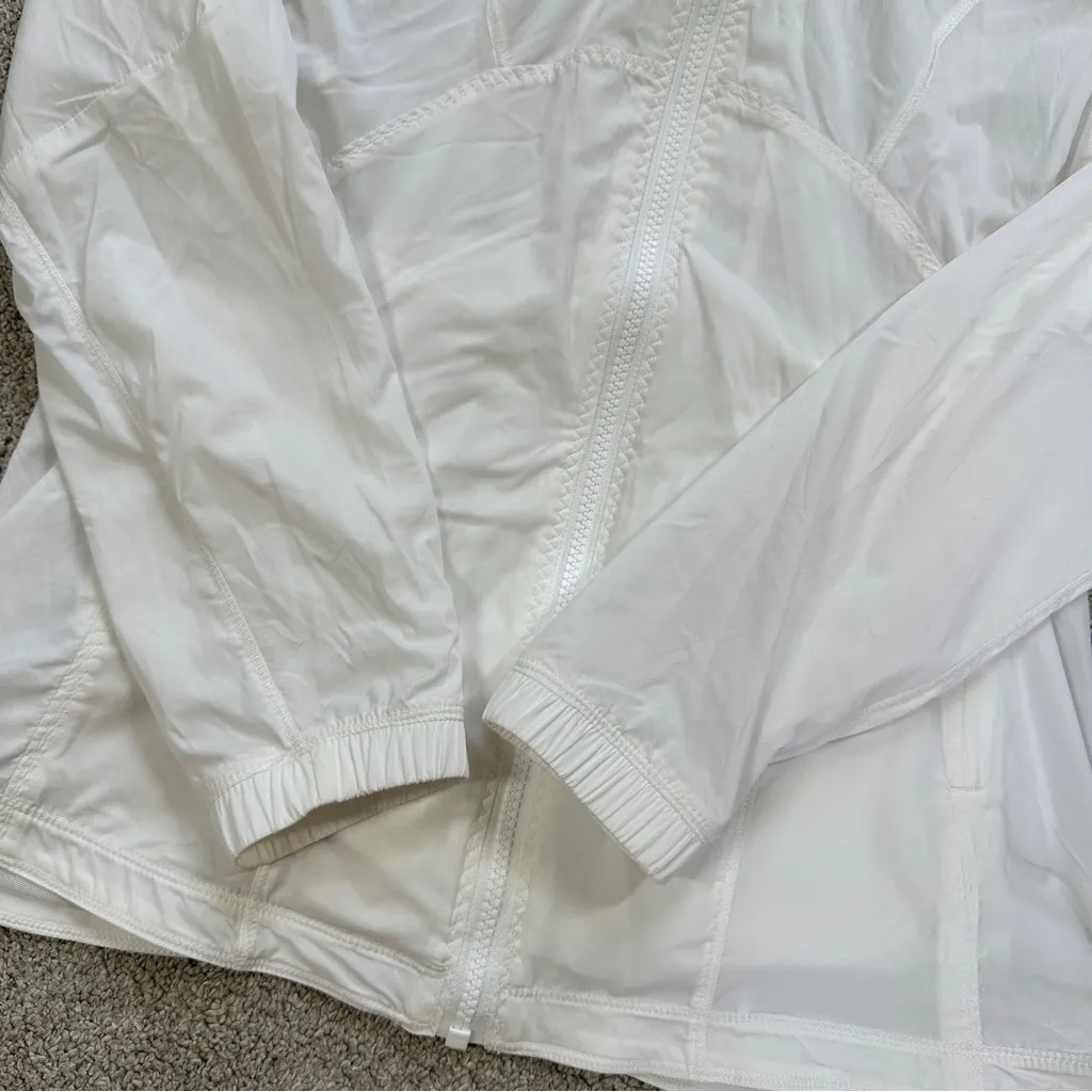 Lululemon Women’s Such A Cinch Jacket Lightweight Full Zip Travel in White 6 - Image 10