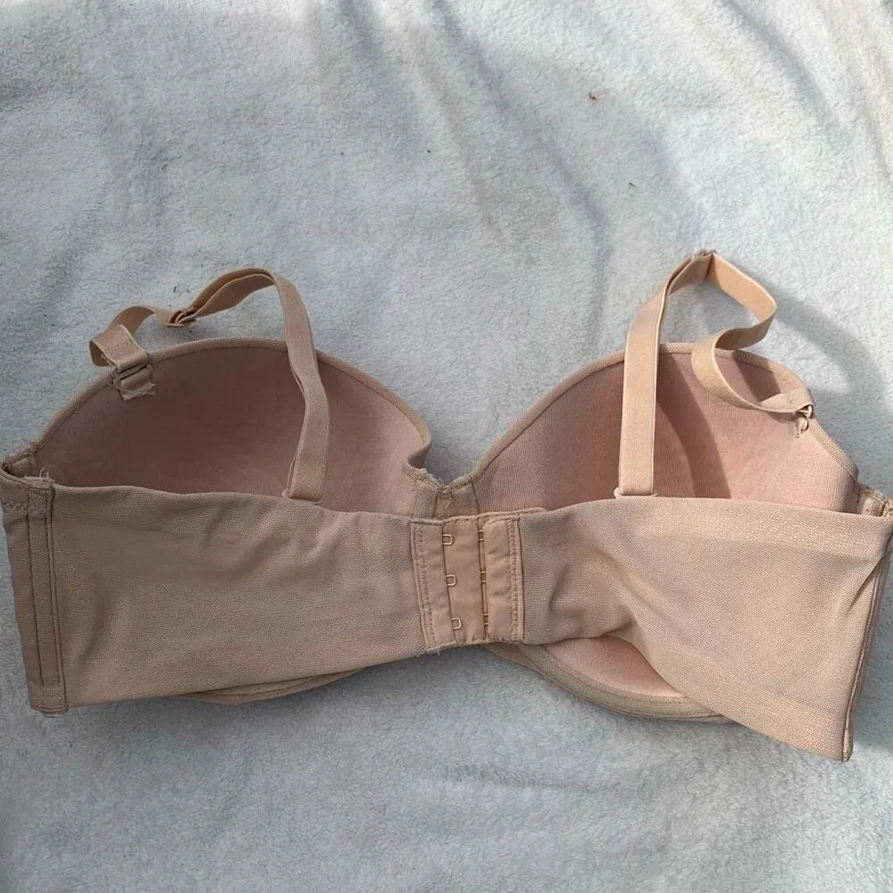 Auden nude lightly lined strapless bra 36D Tan Size undefined - Image 3