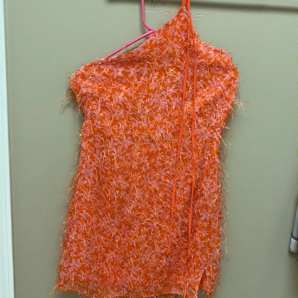 Fun orange summer dress - Image 3