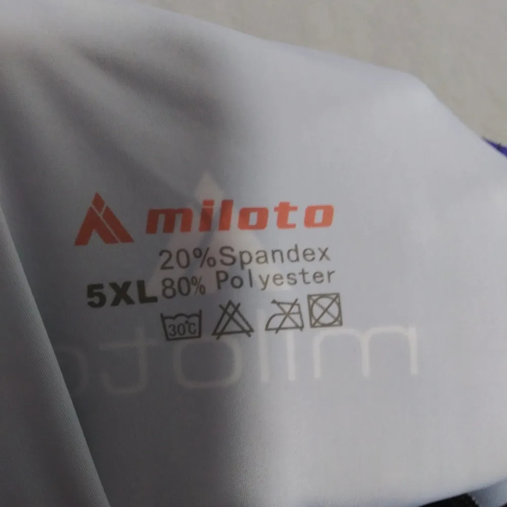 Miloto Womens Padded Cycling Compression Bike Shorts Size 3XL Black - Image 6