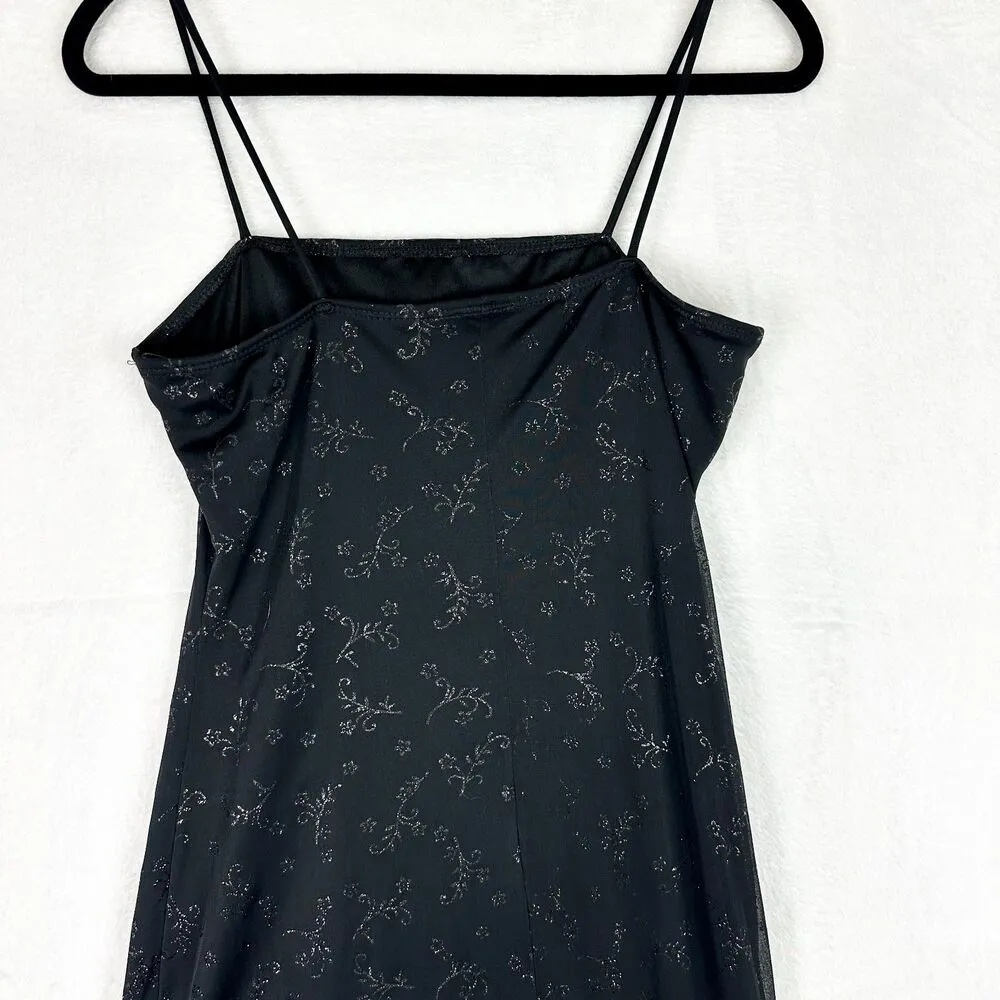 Vintage Candy Rocket 90s Y2K Whimsigoth Fairy Midi Dress Size Large Whimsy Goth - Image 4