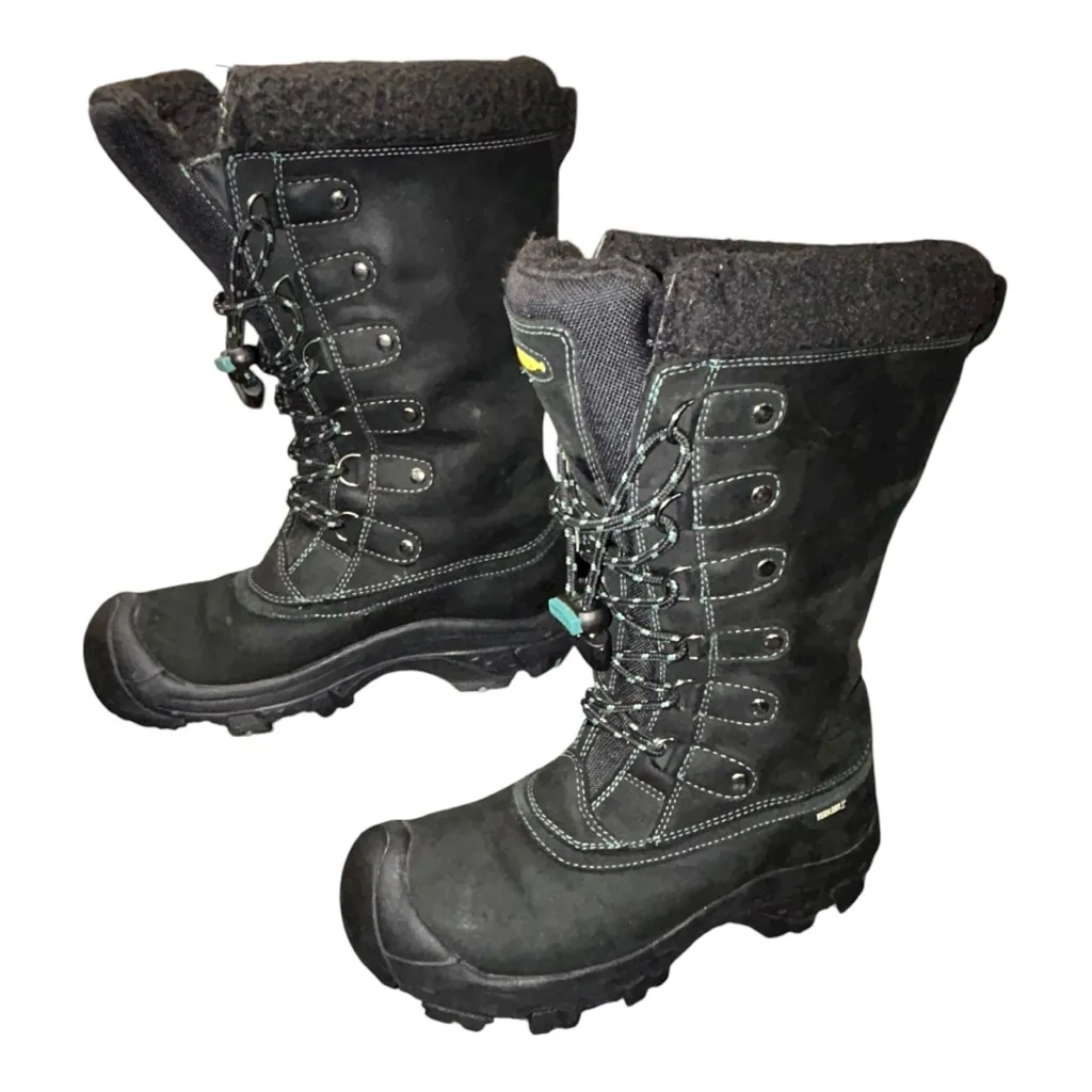 Keen Alaska Hiking Boots
Women’s Size 7 – Black with Blue Turquoise Trim - Image 7