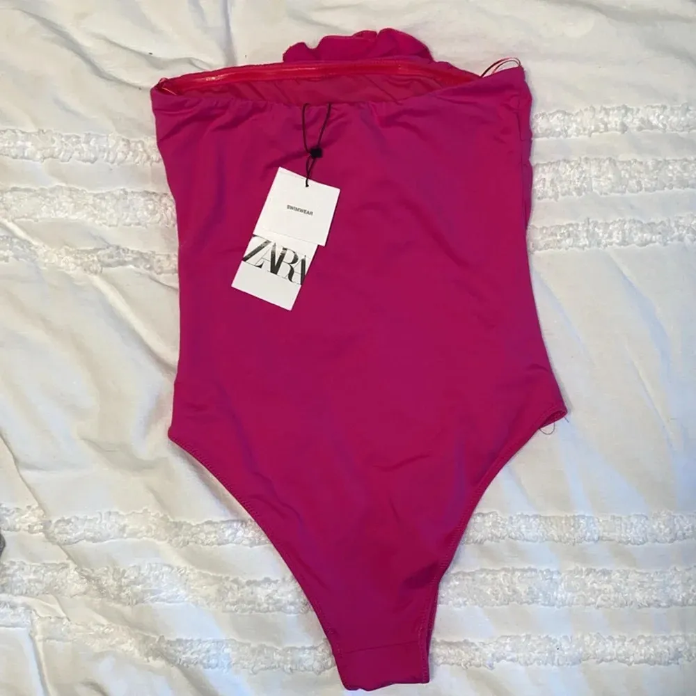 Zara NWT Maxi Flower Swimsuit - Image 7