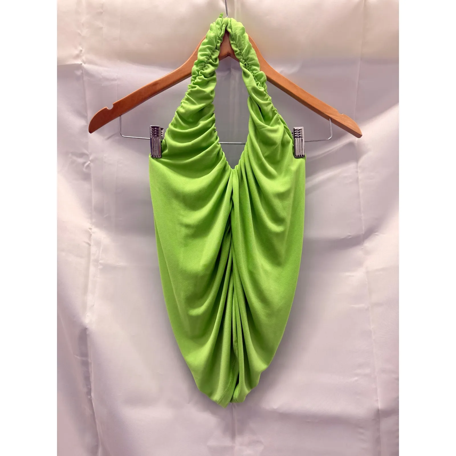 Zara Kelly Green 2 Pieces Flare Pants Set‎ Blogger Fav Europe Trip Vacation - Image 5