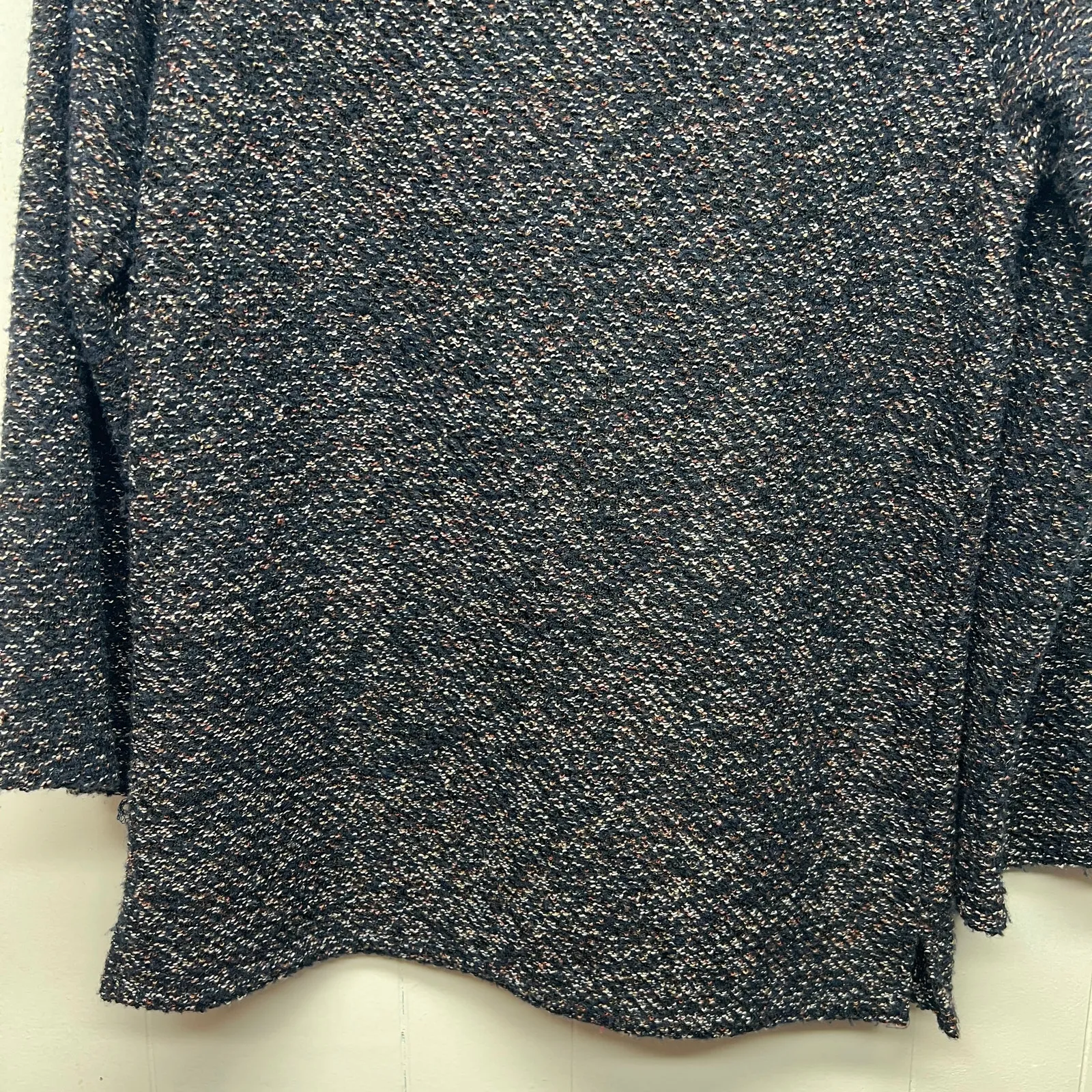 Caffe Marrakesh Sweater Womens Small Wool Blend Cowl Neck Career Workwear Casual Black - Image 8