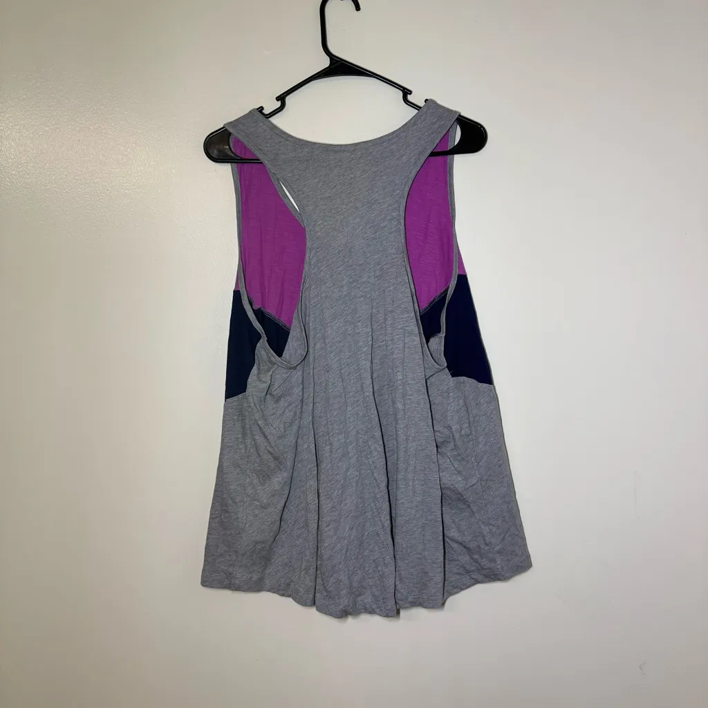 Live Well Active Chevron Tank Top in Purple and Gray Size undefined - Image 2