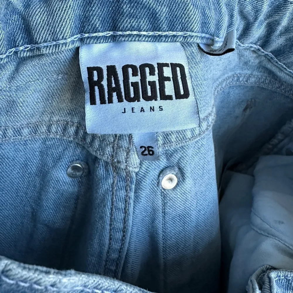 The Ragged Priest High Waist Straight Leg Denim Jeans Relaxed Fit Daisy Print - Image 13