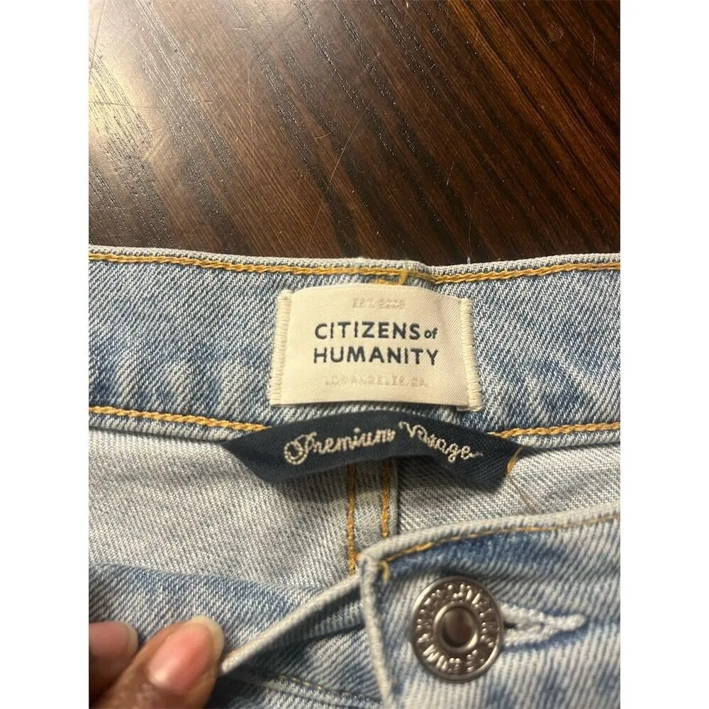 Citizens of Humanity Women's Jolene Premium Vintage Jeans‎ Distressed Size 31 - Image 8