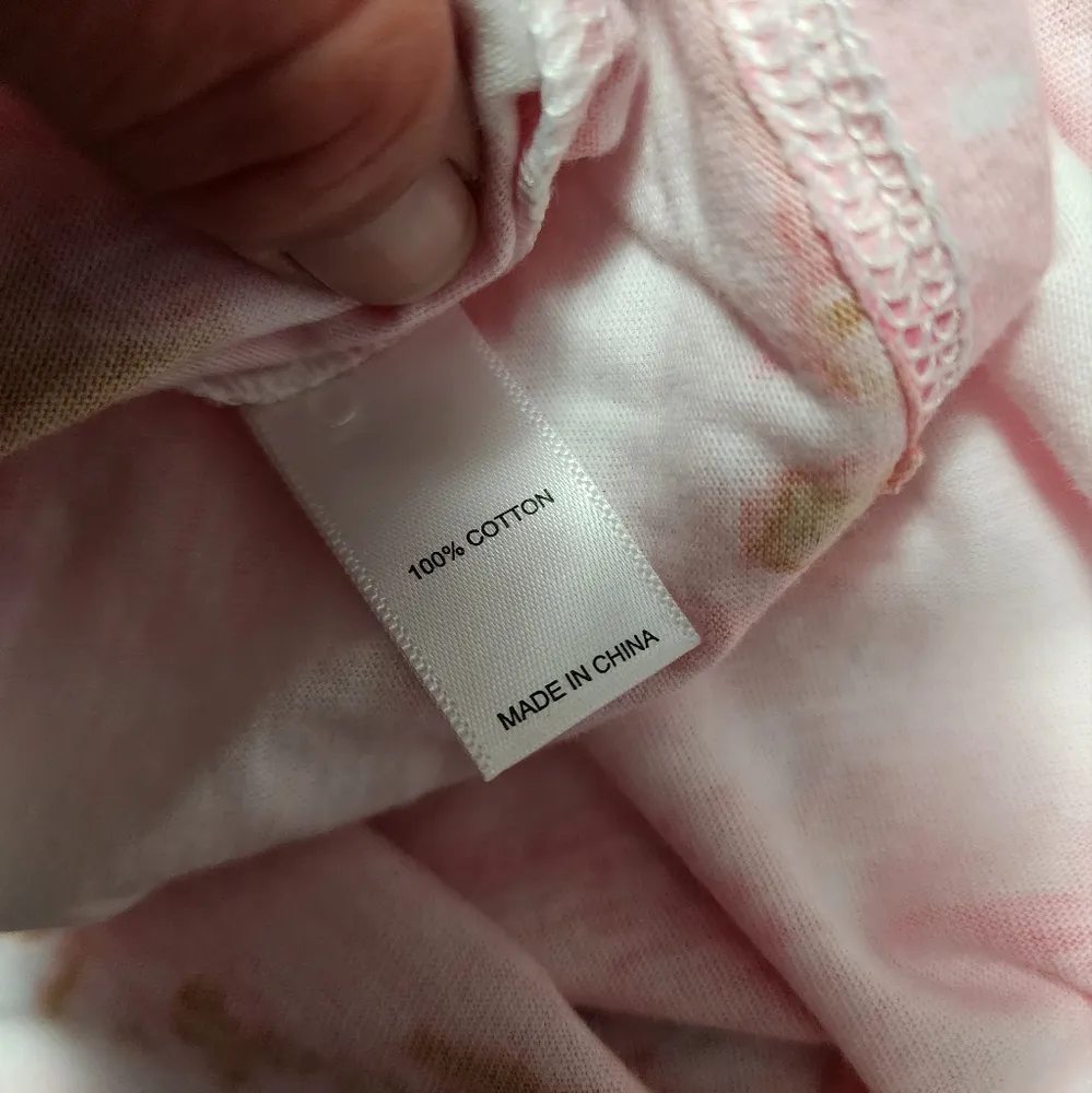 Cuddl Duds pink cloudscape tie dye jersey knit boatneck dress size small - Image 7