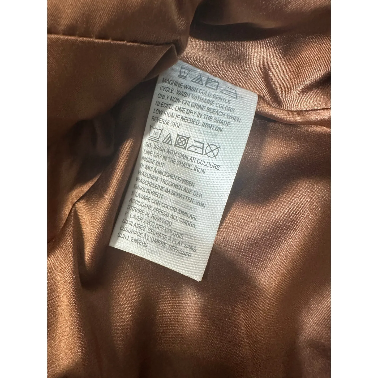 Gili Vegan Faux Leather Jacket Women 4 Brown Feminine Moto Biker Tired Cowgirl - Image 8