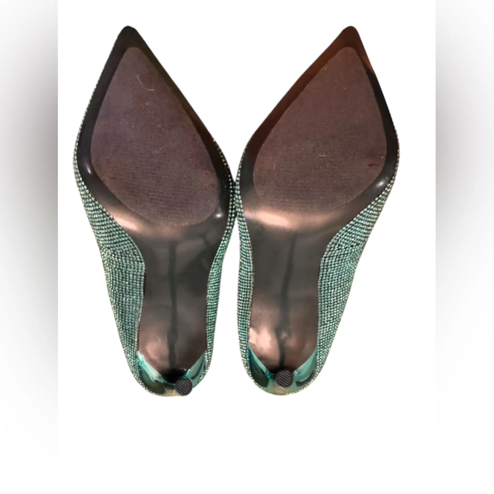 Steve Madden Sexy Vivacious Teal Rhinestone Stiletto Pumps Size 5.5 NWOT/NIB - Image 12
