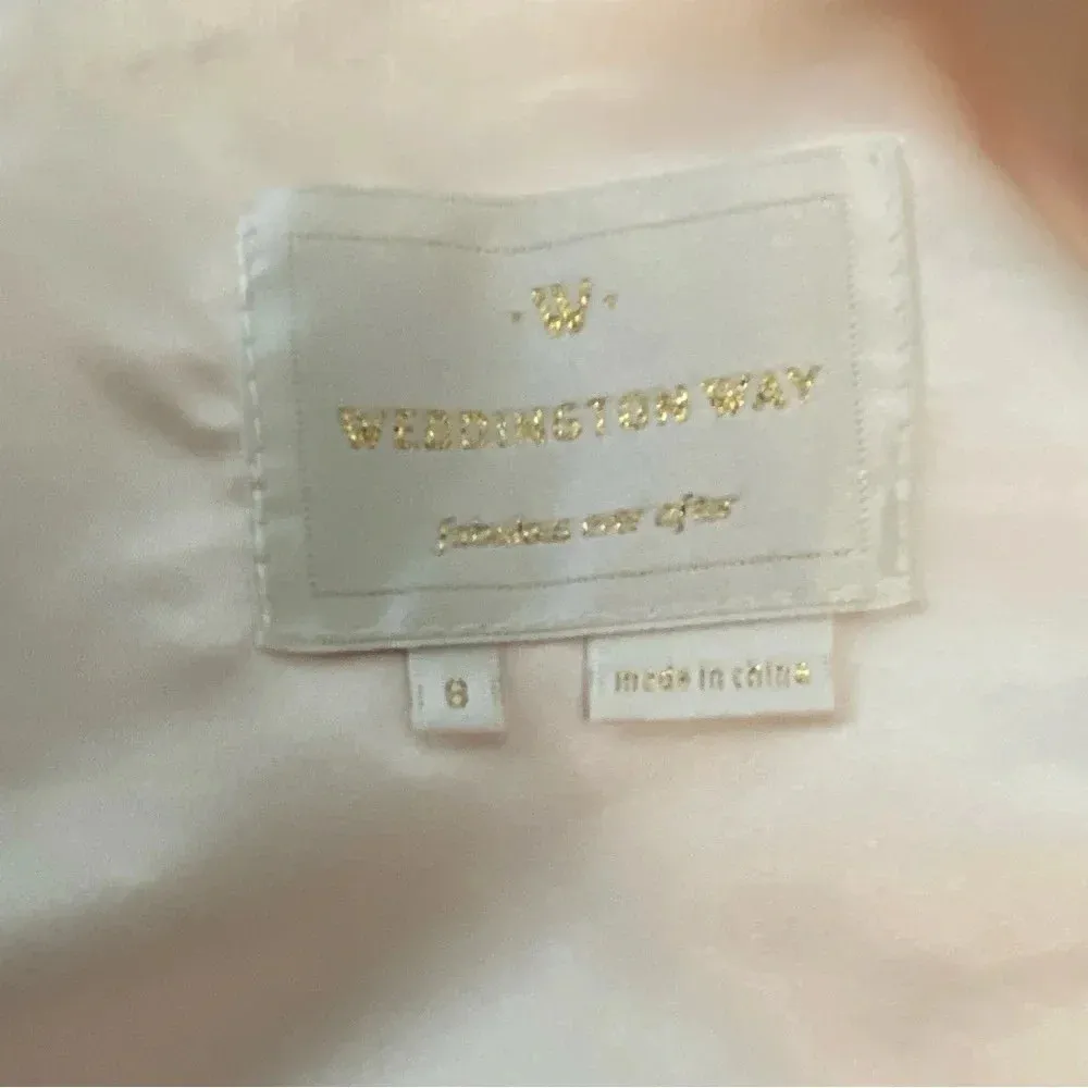 NWT‎ Weddington Way Savannah One Shoulder Prom Evening Bridesmaid Dress Size 8 - Image 6