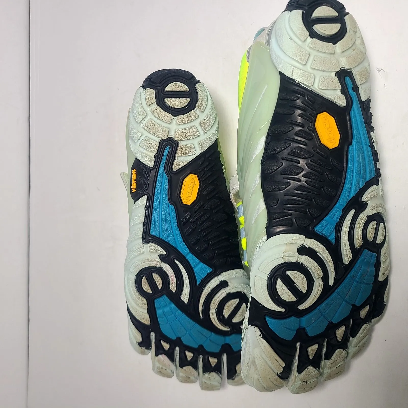Vibram FiveFingers 17W6605 V Trail 2.0 Shoes Pale Blue Yellow‎ Womens 7-7.5 - Image 7