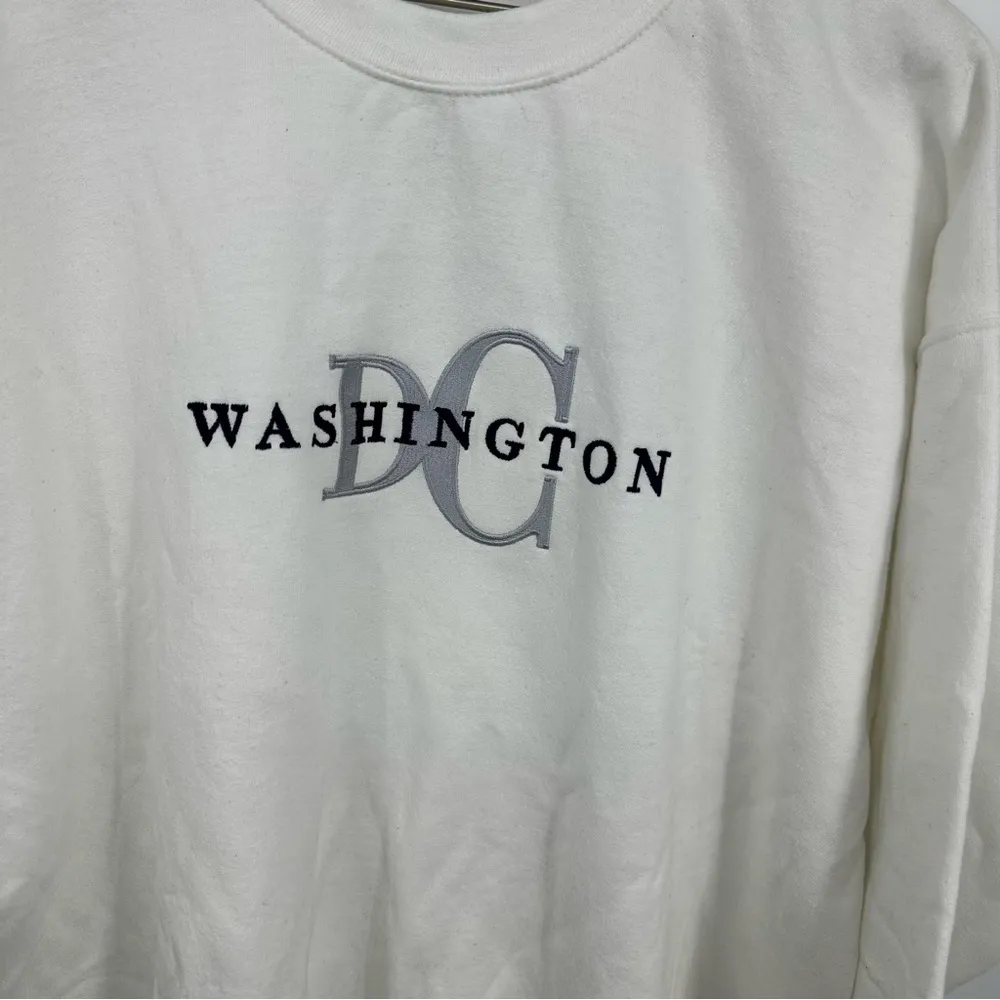 Vintage Y2K Washington DC Crewneck Sweatshirt Size XL Streetwear Early 2000s - Image 5