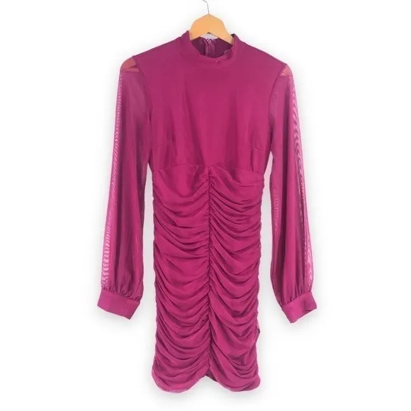 NWT - LOVE X DESIGN - Berry Long Sleeve Dress - S - Image 2