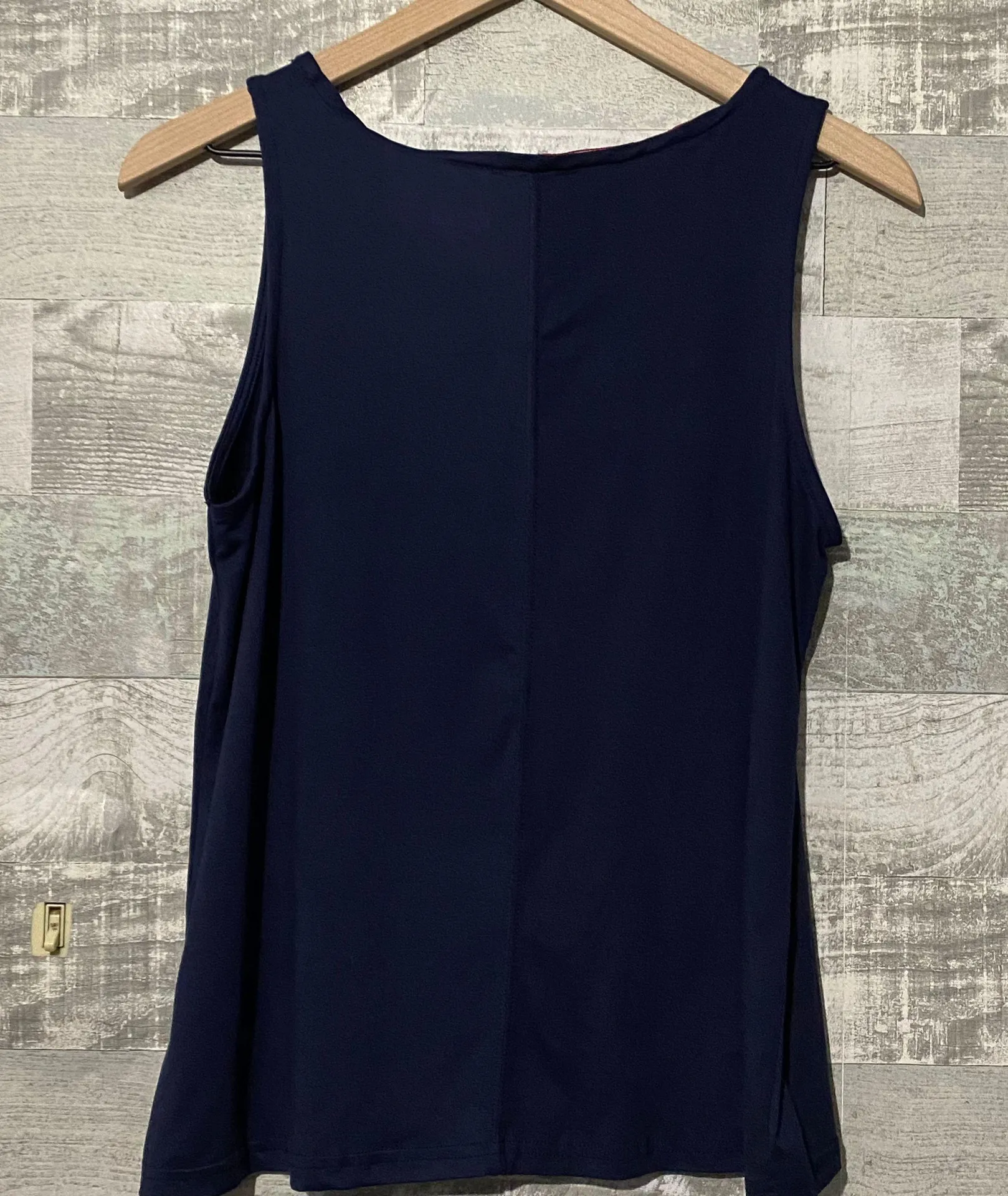 STARS & STRIPES July Tank Top Dark Blue Ladies MED - Image 2