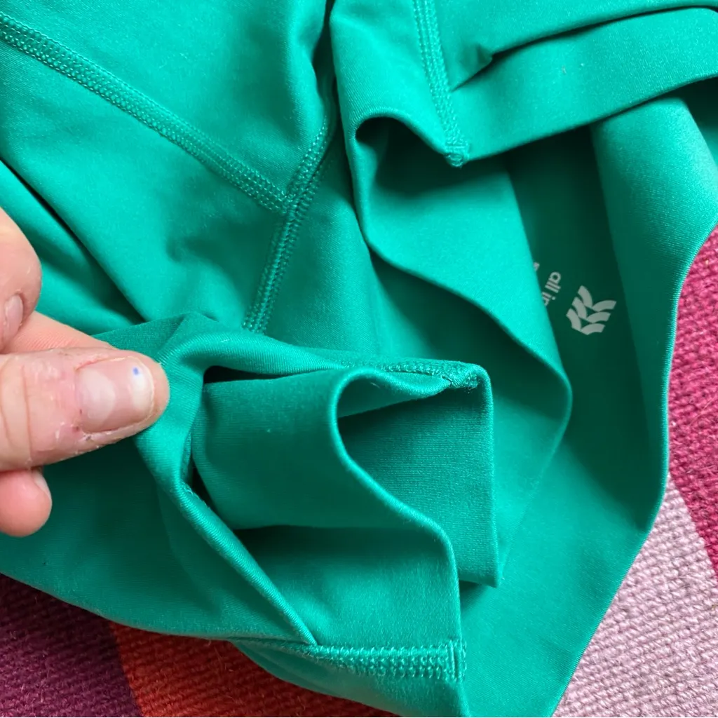 All in Motion Green Biker Shorts - Image 3