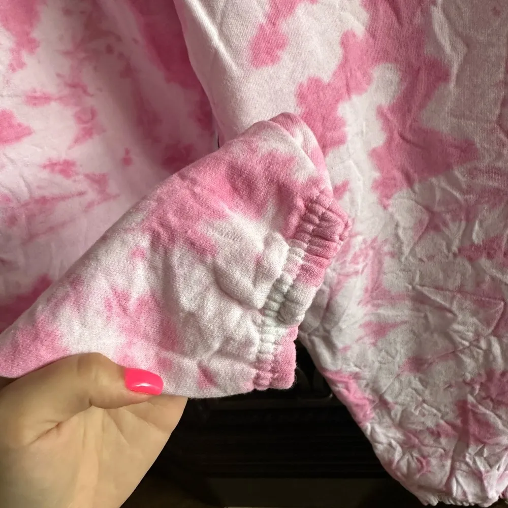 Pink Tie Dye  sweatpants unisex size S - Image 4
