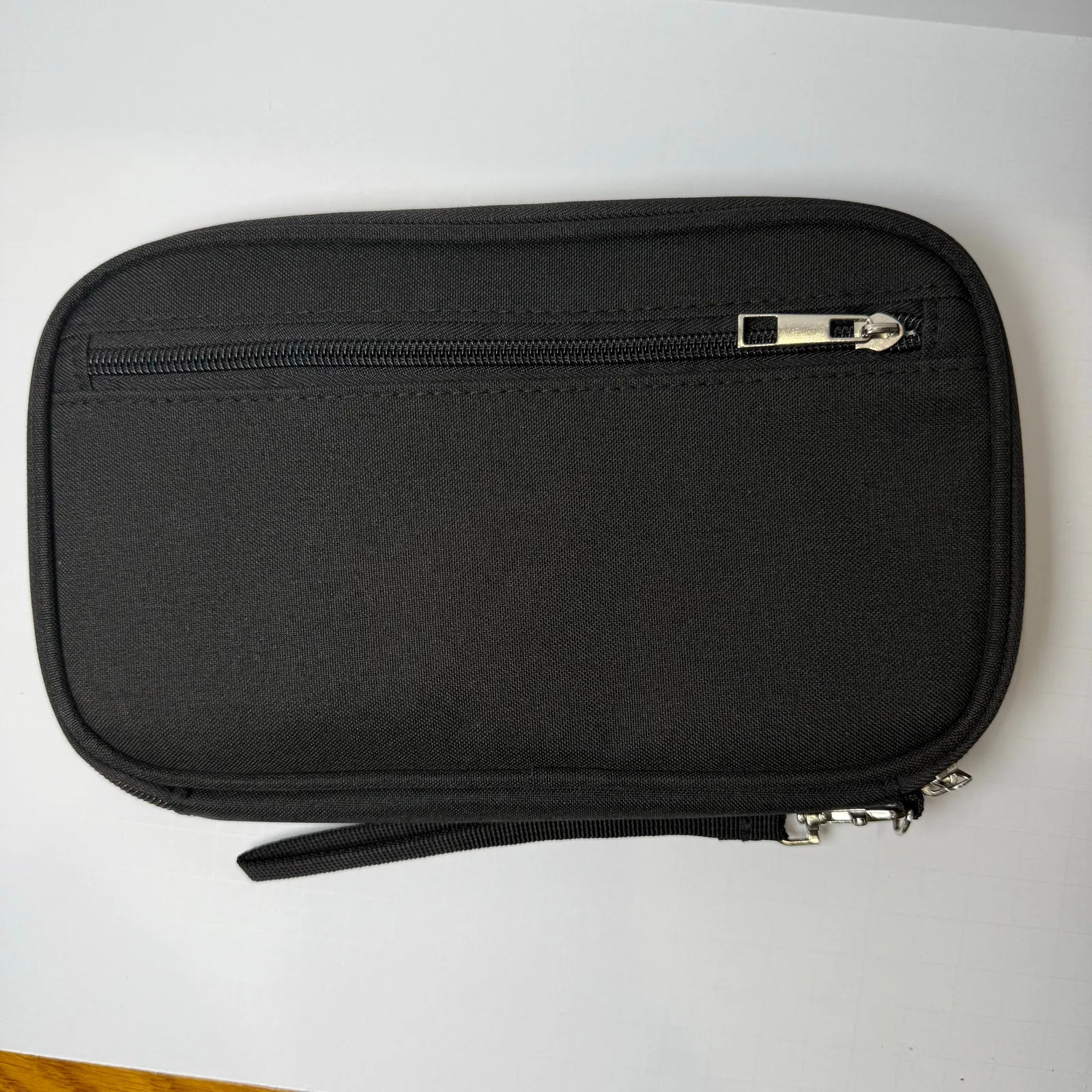 Purple Canvas Passport Travel Wallet RFID Blocking Organizer - Image 2