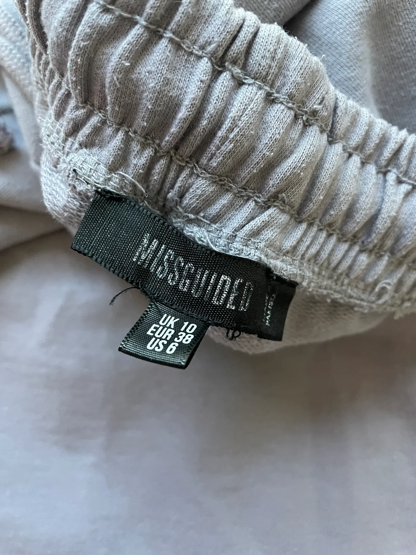 Missguided Gray Joggers - Image 2