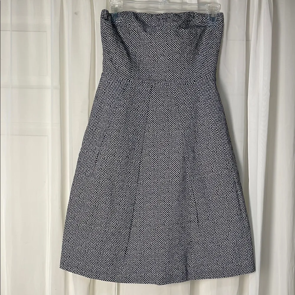 J. Crew Gray Strapless Pleated Dress for Weddings - Image 4