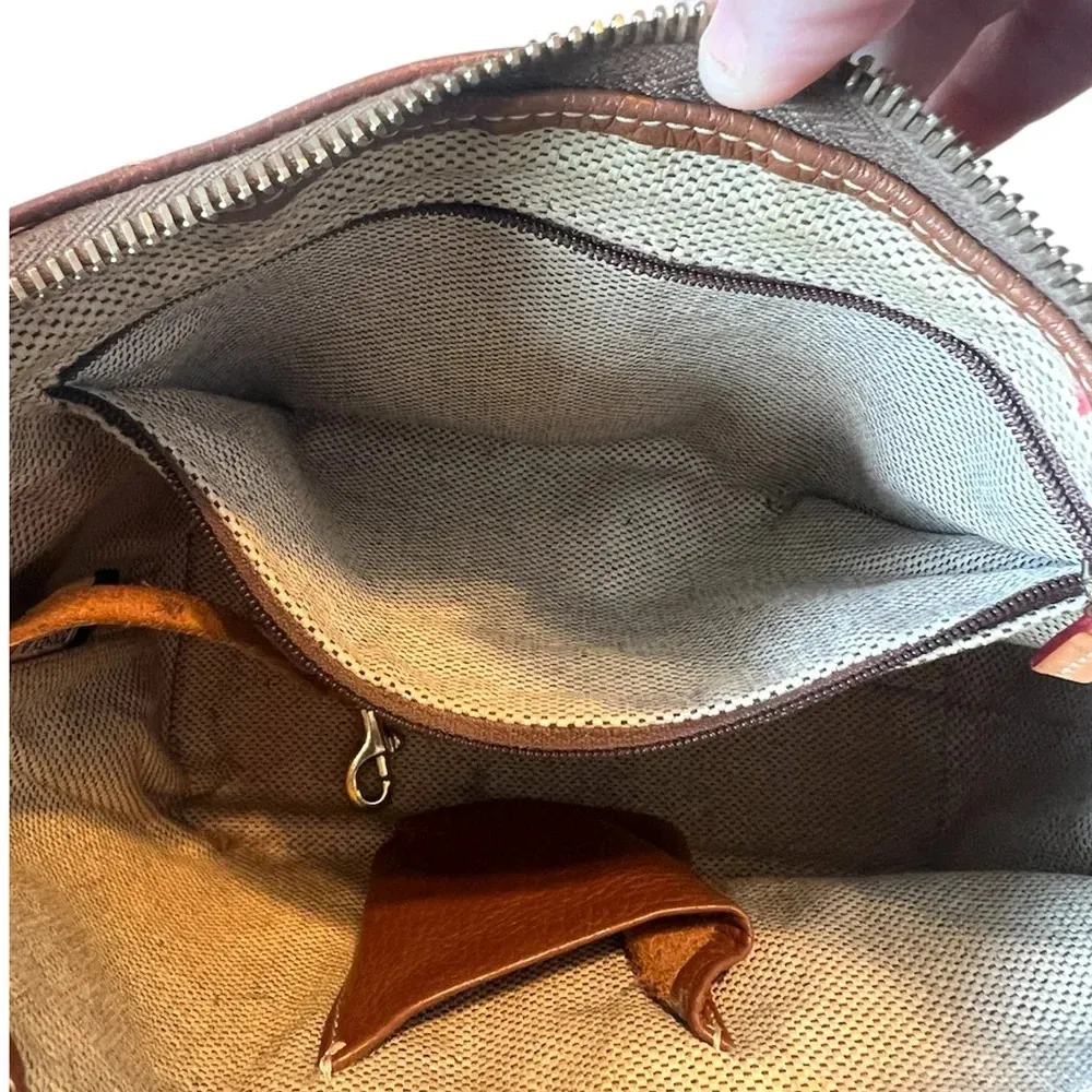 Dooney & Bourke Leather Shoulder Bag Pebble Grain Hobo Brown - Image 13