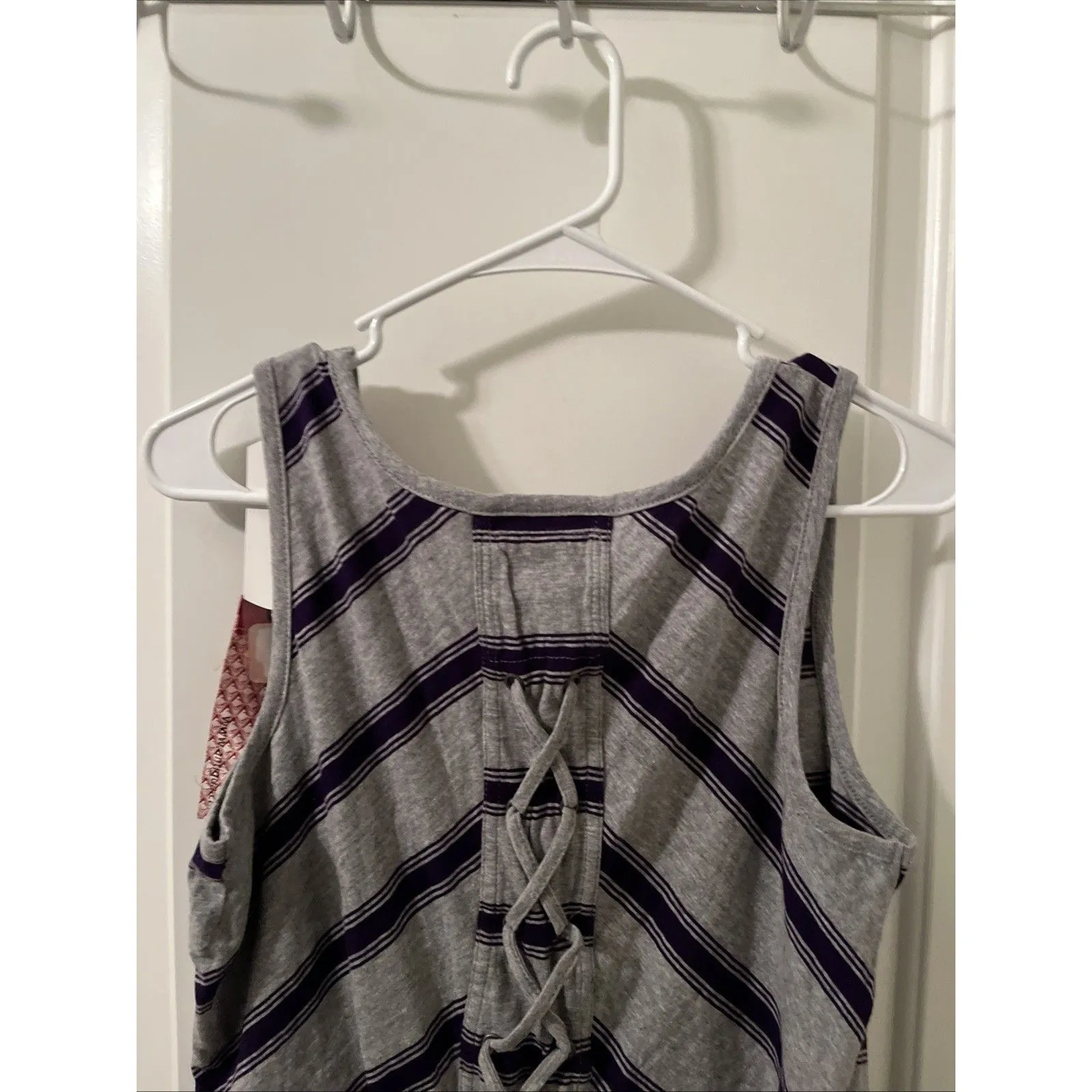 East Carolina University ECU Pirates Women's Striped Tank Top Shirt Size M - Image 9