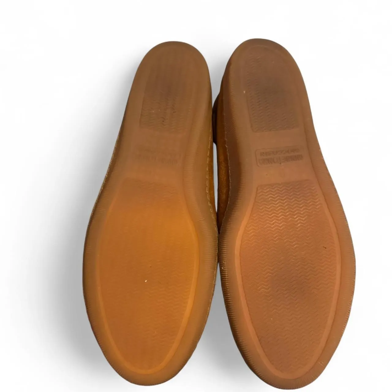 Minnetonka Women’s Moccasins Size 9 Brown Suede Shearling Lined Softsole - Image 6