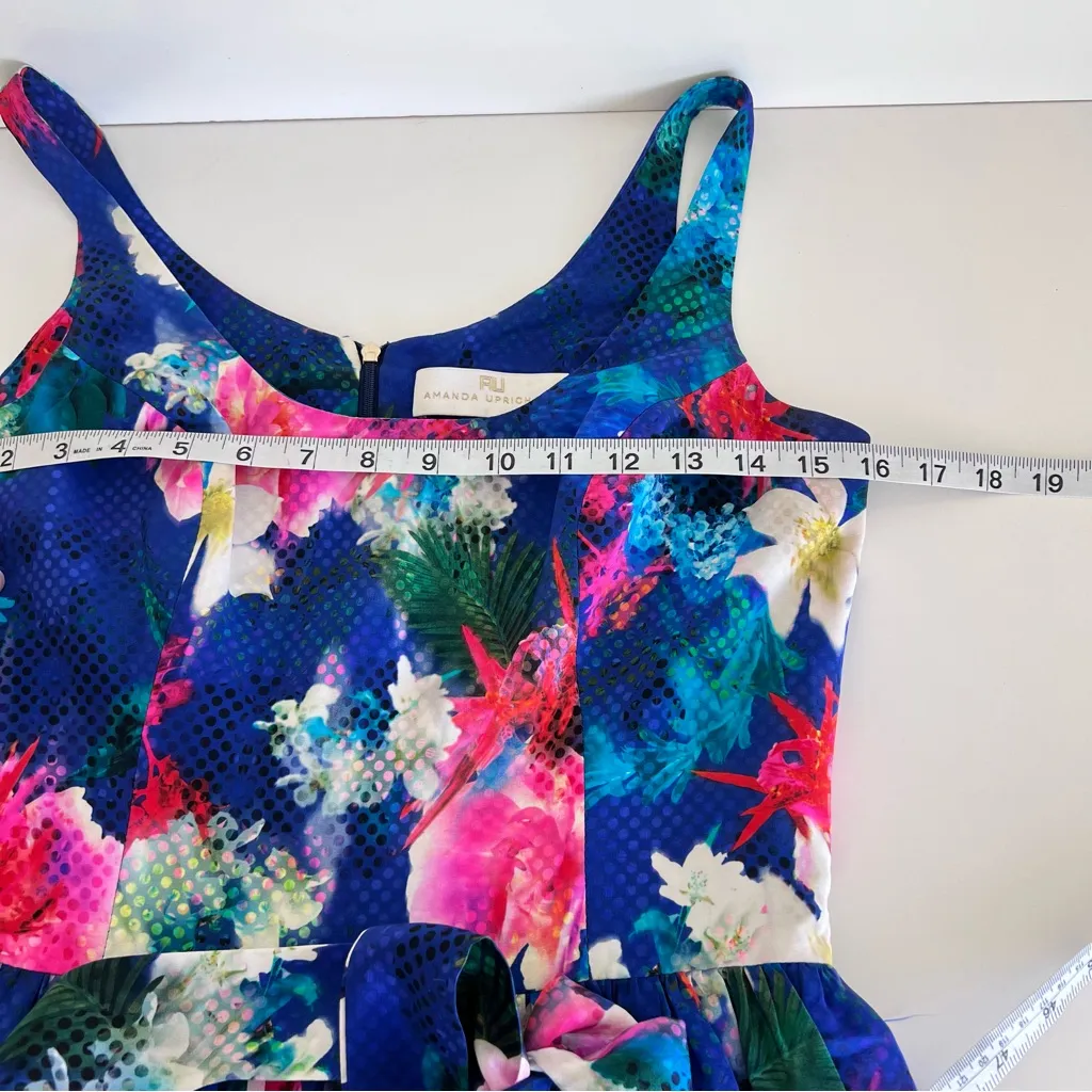 Amanda Uprichard Womens Floral Cafe Island Mini Dress - Image 8