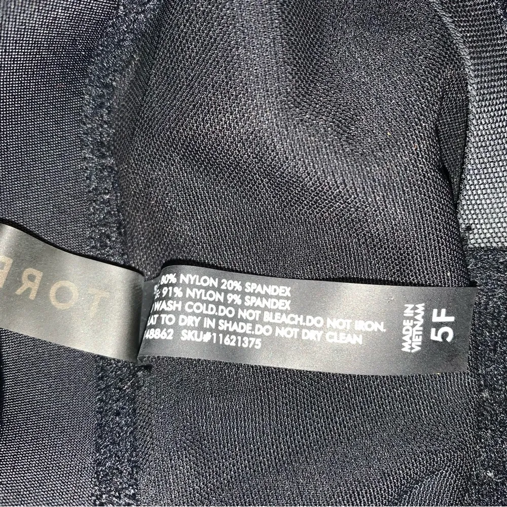 Torrid Black One Piece Swimwear Size 5F - Image 5