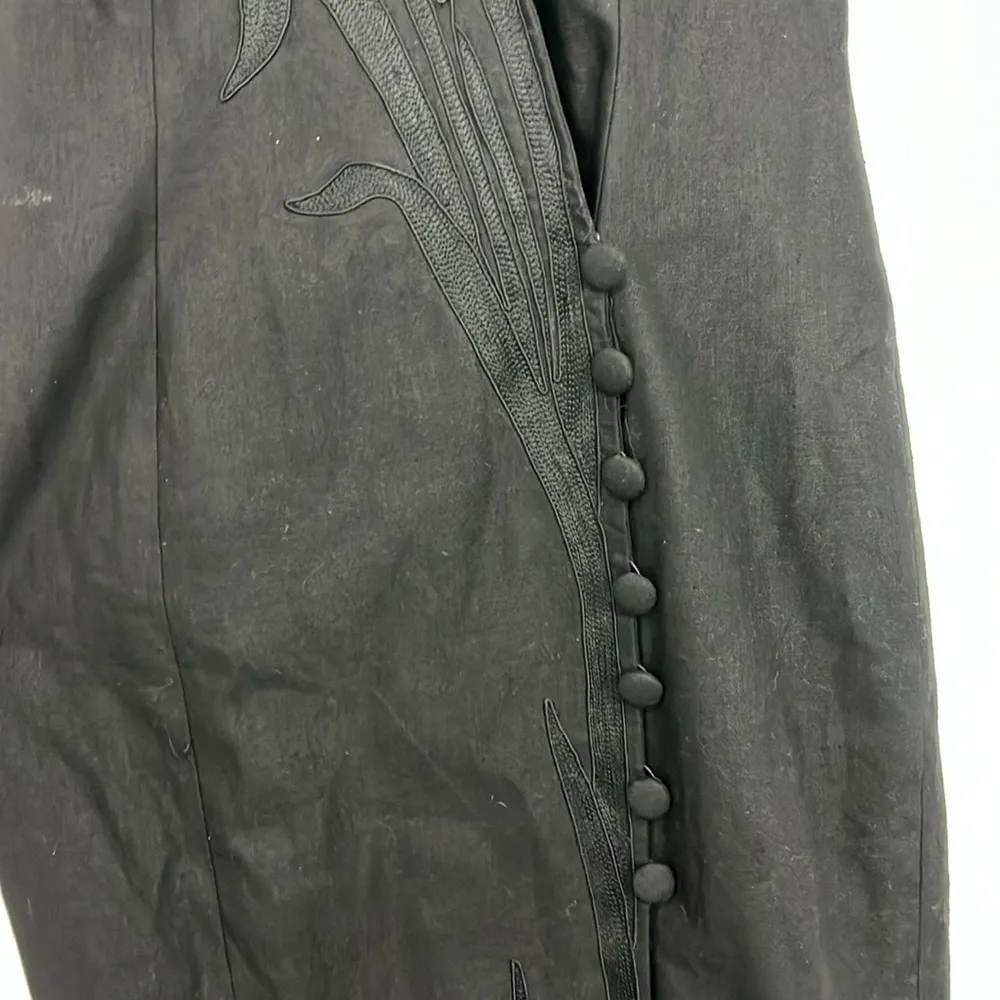 Vintage Marie St. Claire Size 6 Linen V - Image 7