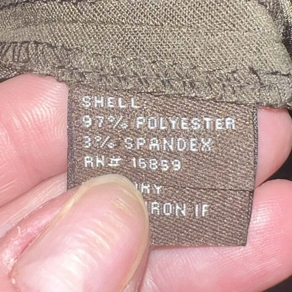 J. McLaughlin Women's Brown Faux Suede Straight‎ Leg Dress Pants Slacks Size 10 - Image 8