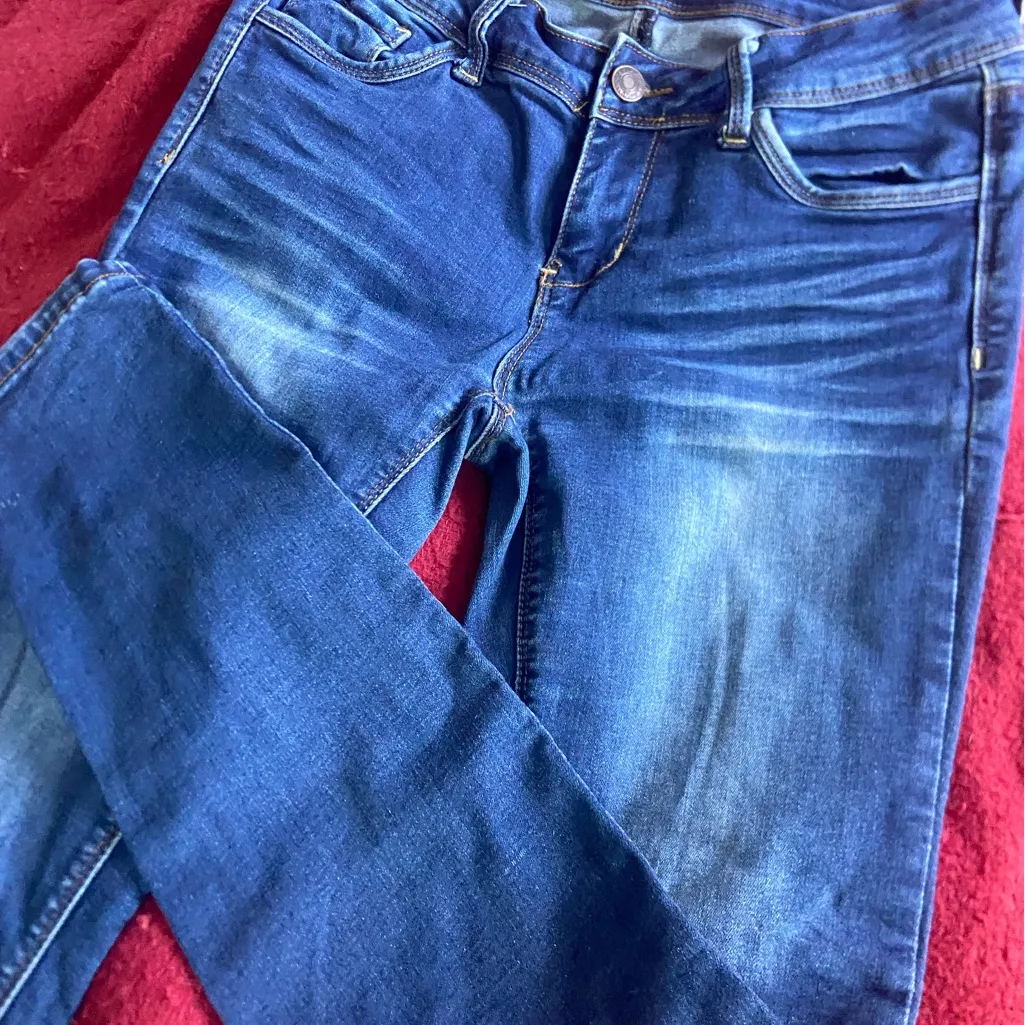 Wax Jean Women's High Rise Blue Denim Jeans - Image 3