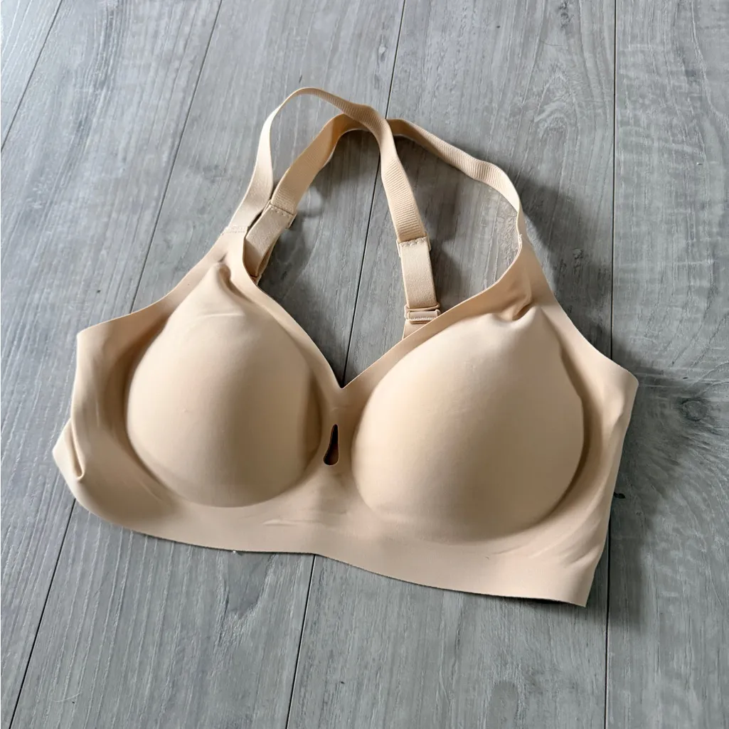 Tan Bra Small 34ABC seamless adjustable women’s bra Green - Image 9