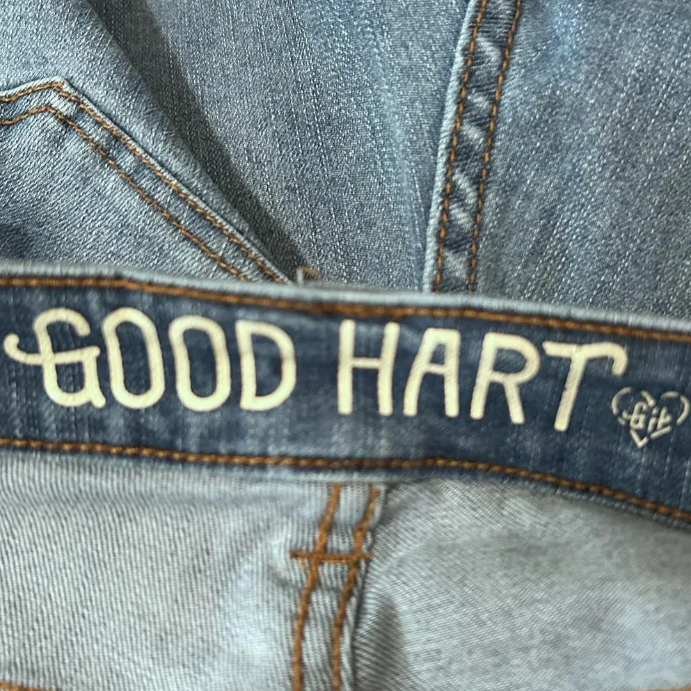 Good Hart by Matilda Jeans Distressed Sommerset Skinny Women's Jeans‎ Size 12 Blue - Image 3