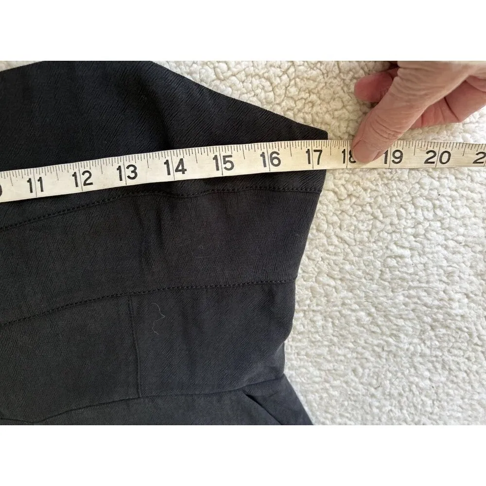 Madewell Amira Square-Neck Wide-Leg Sleeveless Jumpsuit Black Size 6 - Image 12