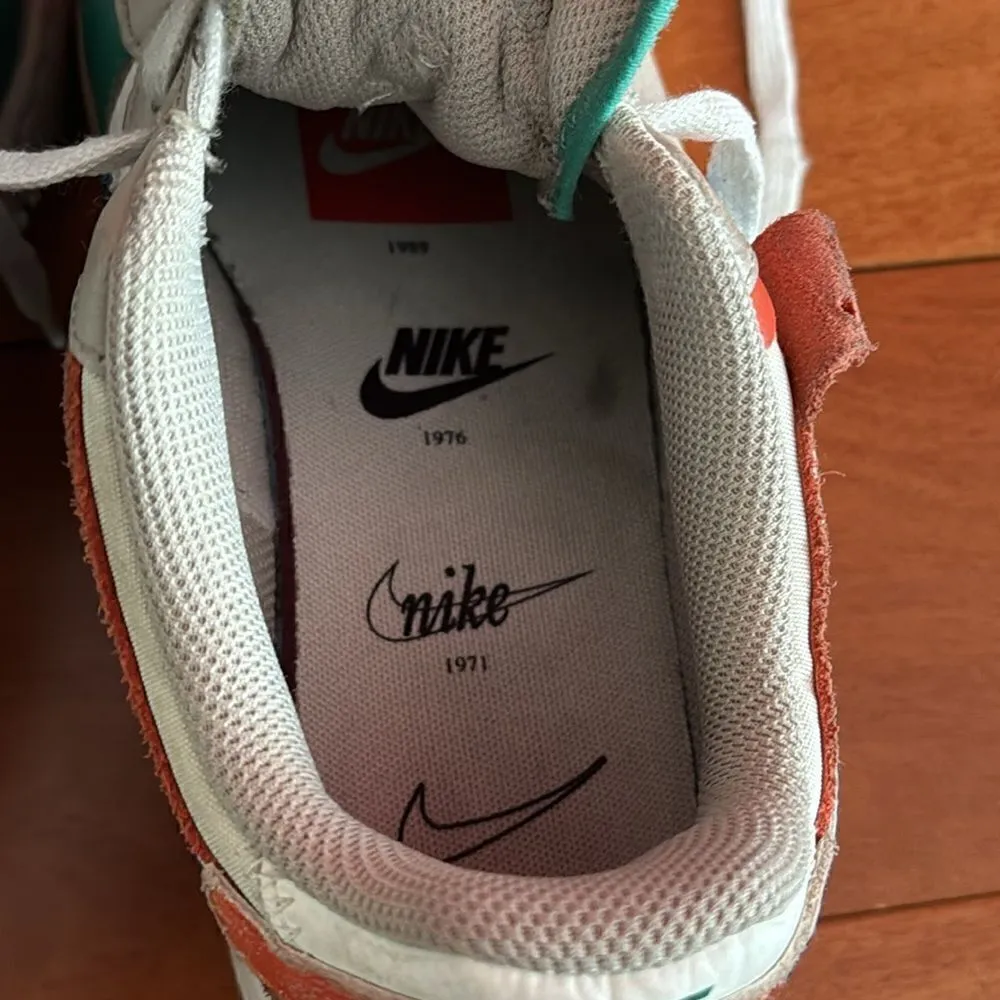 Nike Women's Sneakers Air Force 1 Low Shadow Sail Blue Green sz 8 CI0919-109 - Image 8